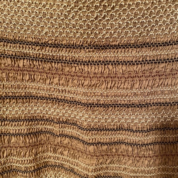 Old Navy Tan Smocked Bodice Dress | SZ XS | NWT - Picture 4 of 4